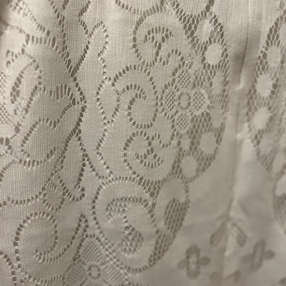Eva Mendes for New York & Company White Lace Maxi Skirt church work career - Picture 6 of 7